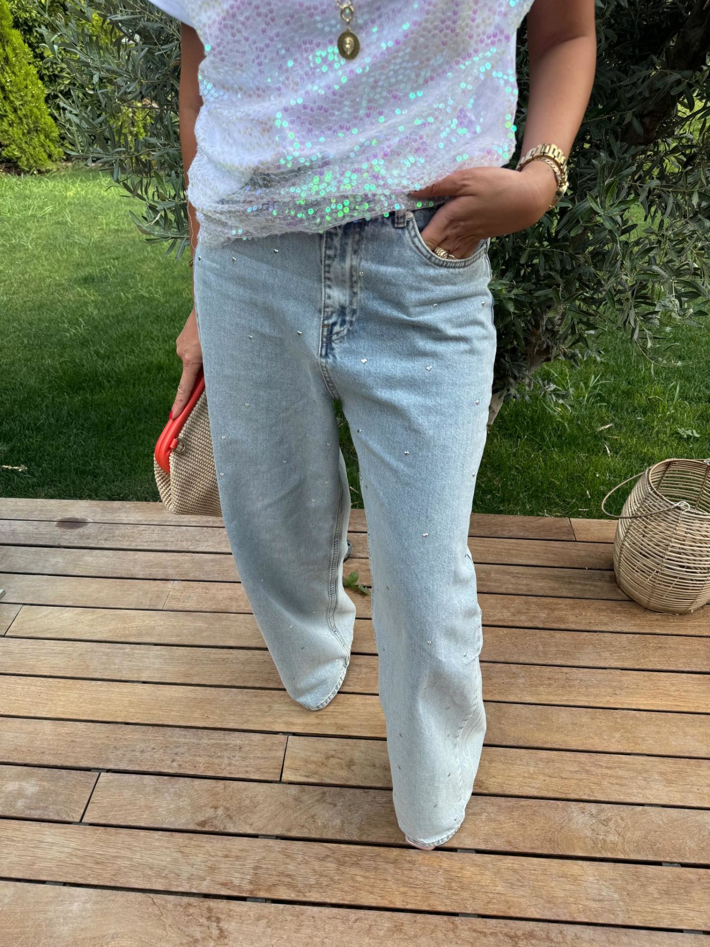 Kalp Detay Jean
