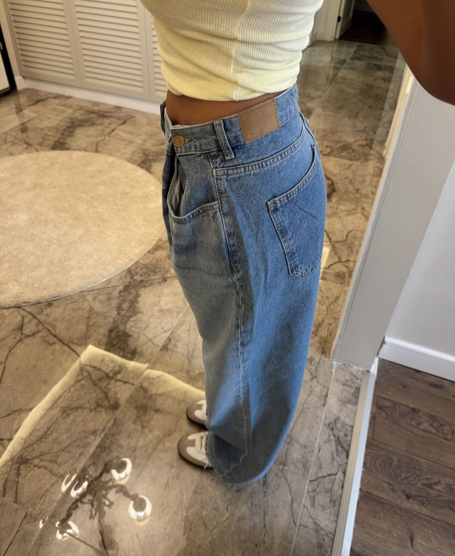 ZRA Pileli Baggy Jean