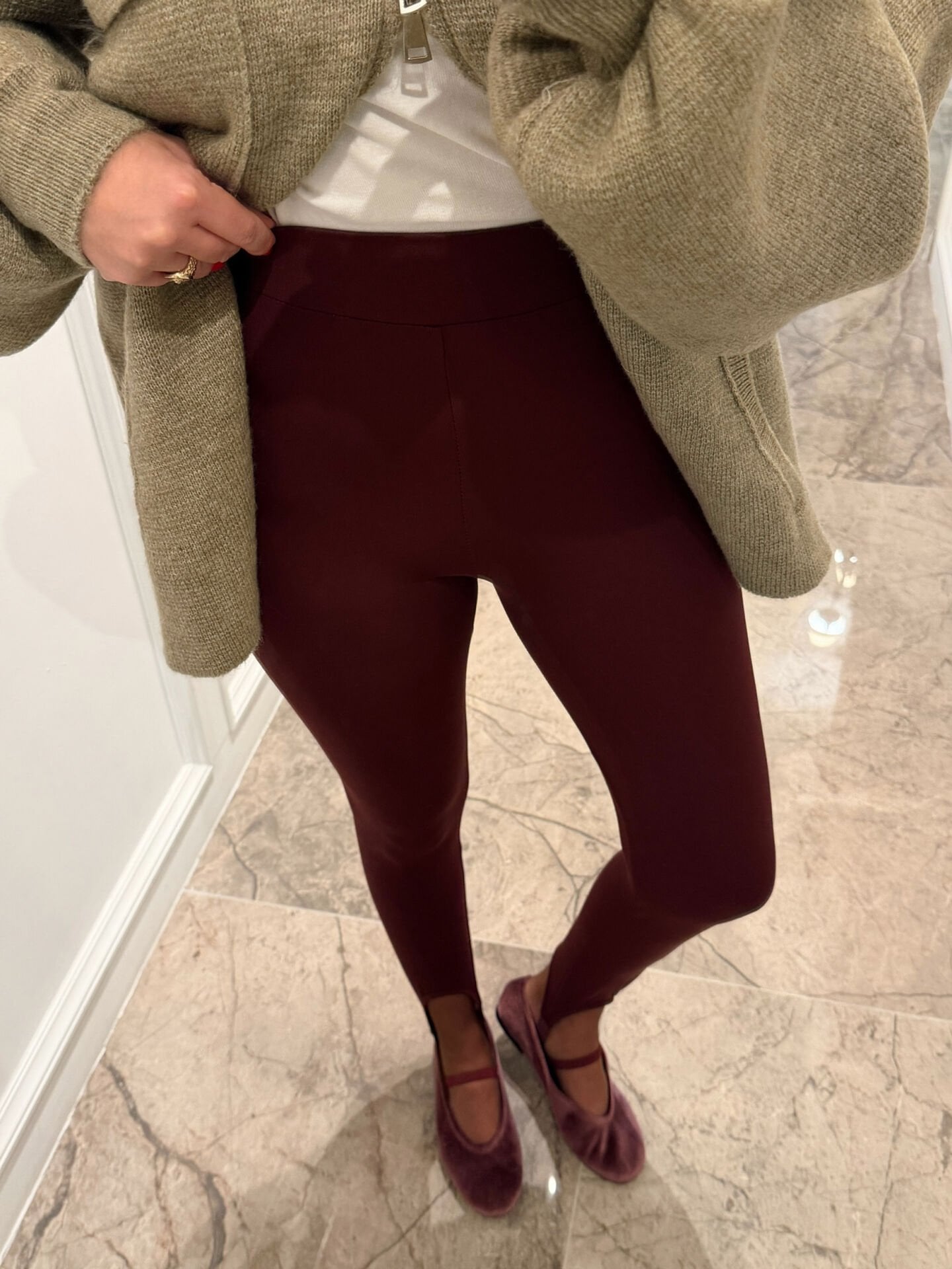 Bordo binici tayt