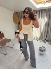 Dolly Volanlı Bluz