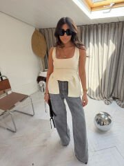 Dolly Volanlı Bluz