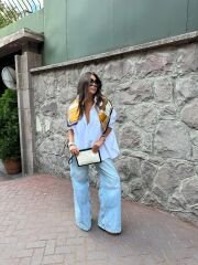 Oversize Poplin Maskülen Gömlek