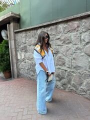 Oversize Poplin Maskülen Gömlek