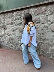 Oversize Poplin Maskülen Gömlek