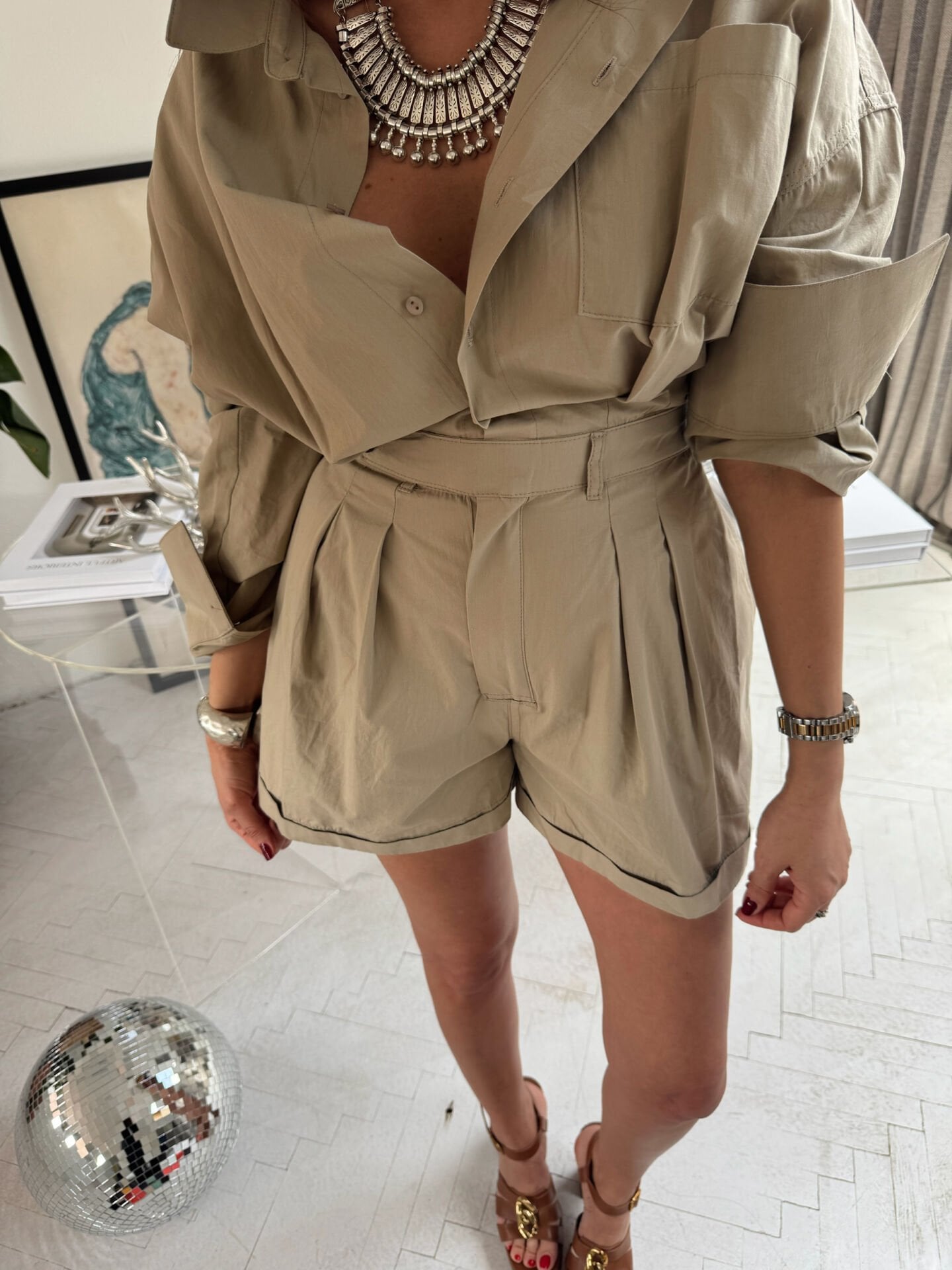 Safari Mini Tulum Taş Renk