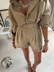 Safari Mini Tulum Taş Renk