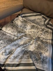 RL Hayvan Desenli Yumuşak Saten Şal