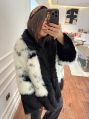 Channi Premium Çift Renkli Kürk