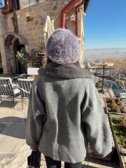 Kürklü premium hırka