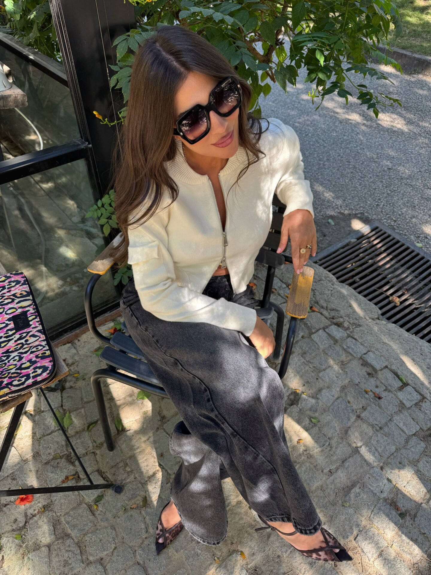 Fermuar detay yumoş hırka