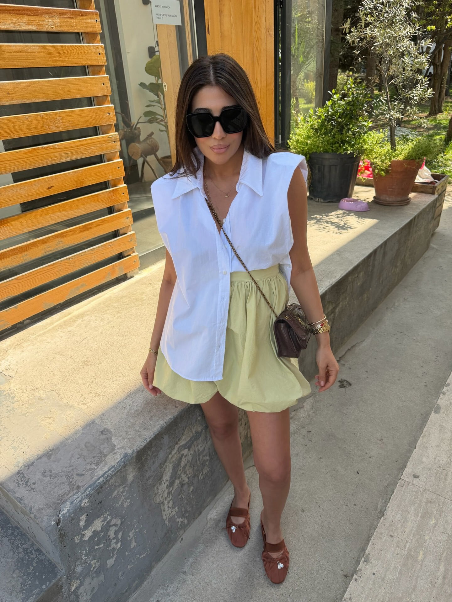 Vatkalı Kolsuz Gömlek