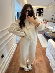 Basic Bej Pamuklu Takım