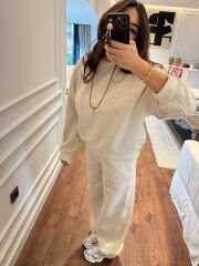 Basic Bej Pamuklu Takım