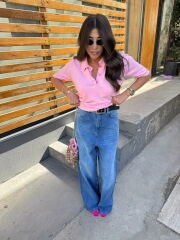 Kemerli, şalvar  jean