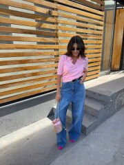 Kemerli, şalvar  jean