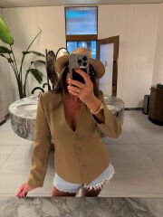 Jacqueline Haki Ceket