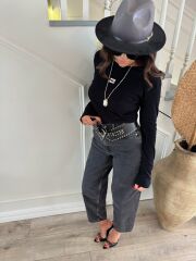 COS YIKAMALI ANTRASİT MOMS JEAN