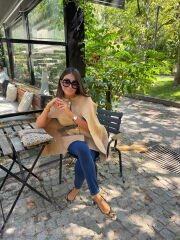 Pelerin Camel Hırka Ceket