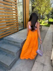 Tensel Lilac Elbise