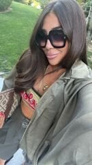Olive Saten Bomber Ceket