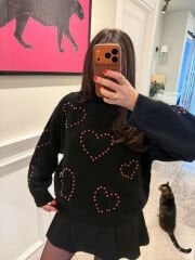 Taş Kalp İşleme Yumoş Kazak