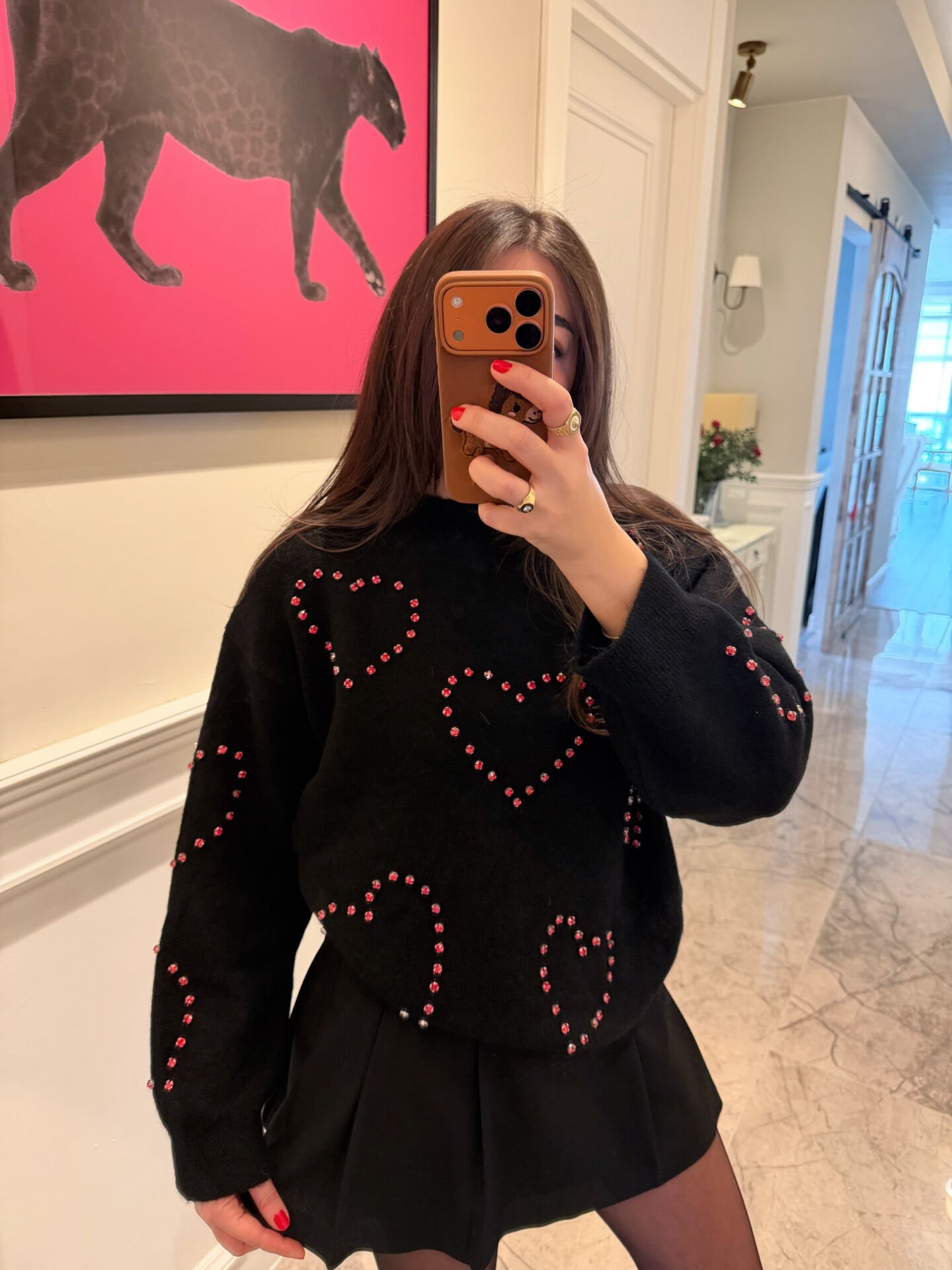 Taş Kalp İşleme Yumoş Kazak