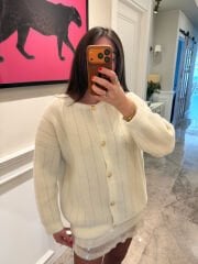 Işıltılı Yün Hırka