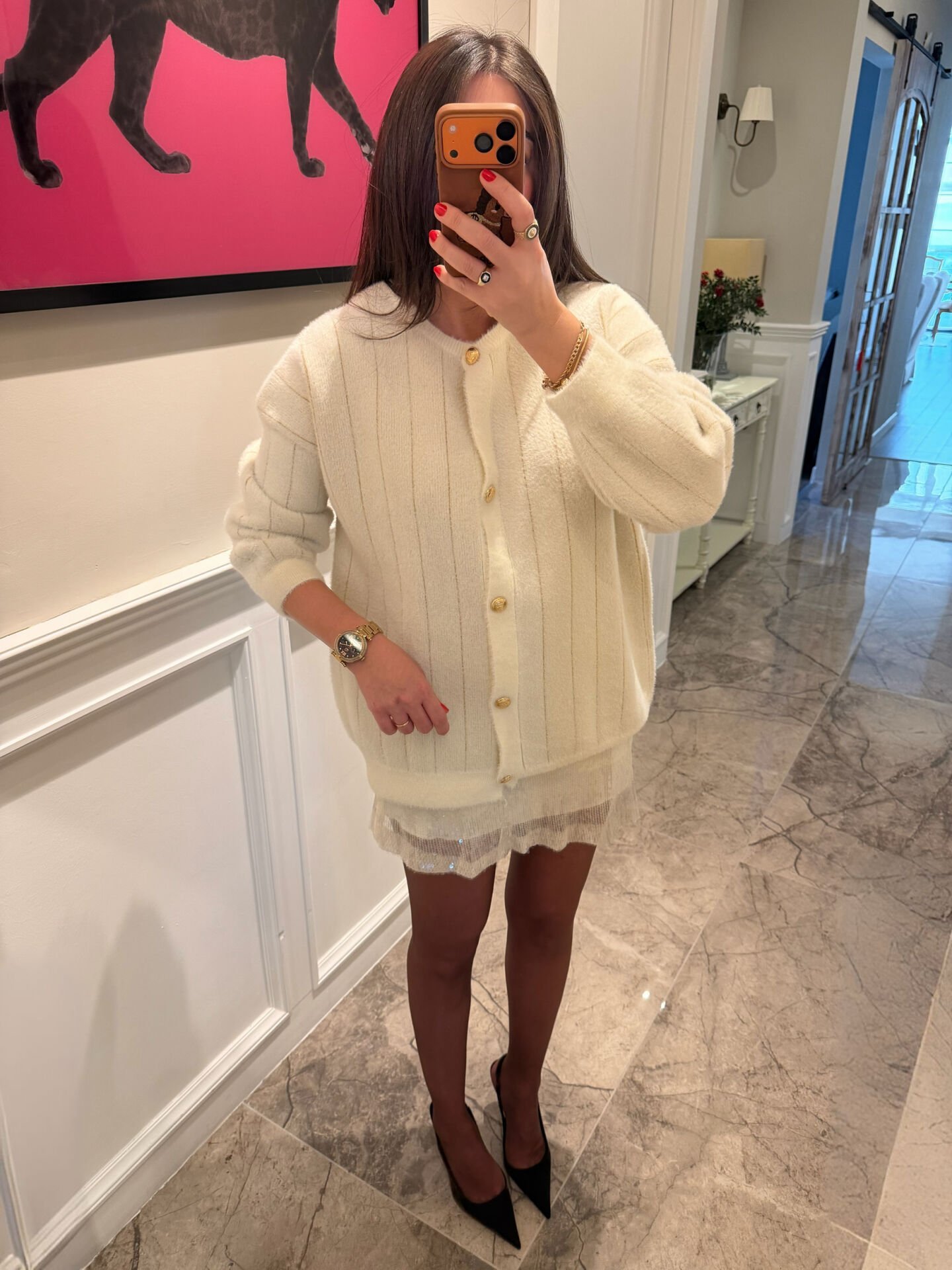 Işıltılı Yün Hırka