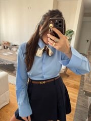 Diana belden kulplu gömlek