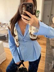 Diana belden kulplu gömlek