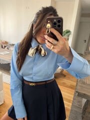 Diana belden kulplu gömlek