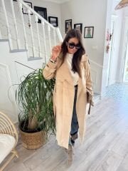 Nubuk Taş Trençkot