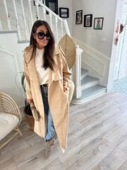 Nubuk Taş Trençkot