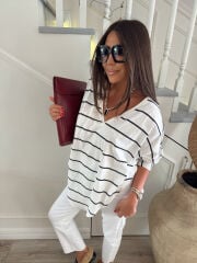 ÇİZGİLİ YARASA KOL ASİMETRİK BASIC
