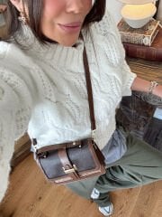 Yumoş saç örgü kazak