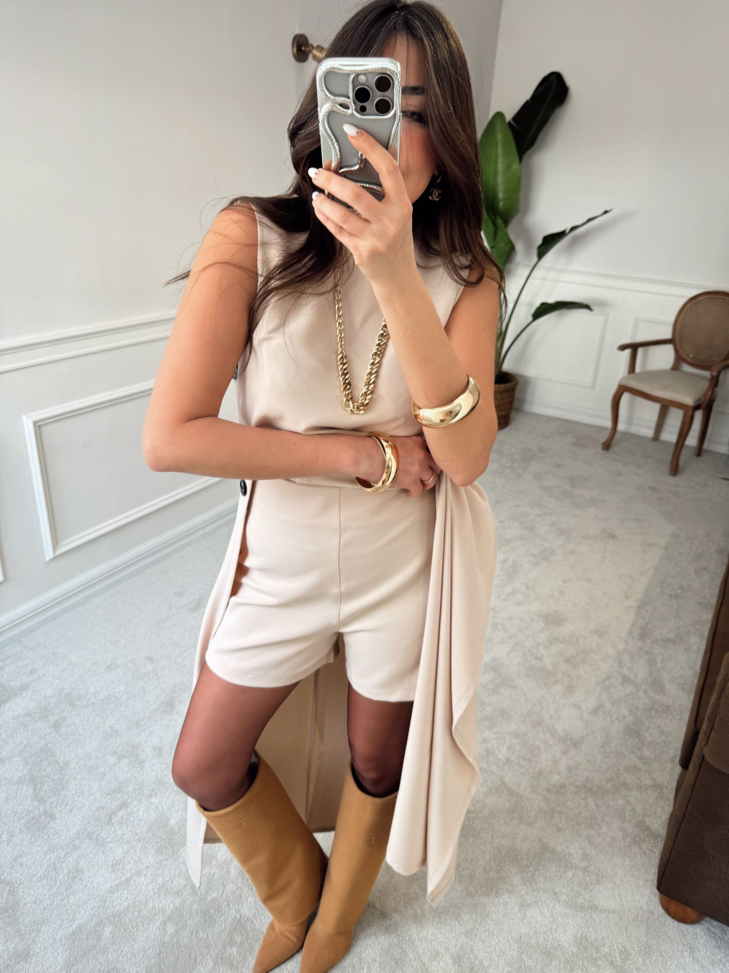 Vanity Takım Maxi Bluz ve Şortlu