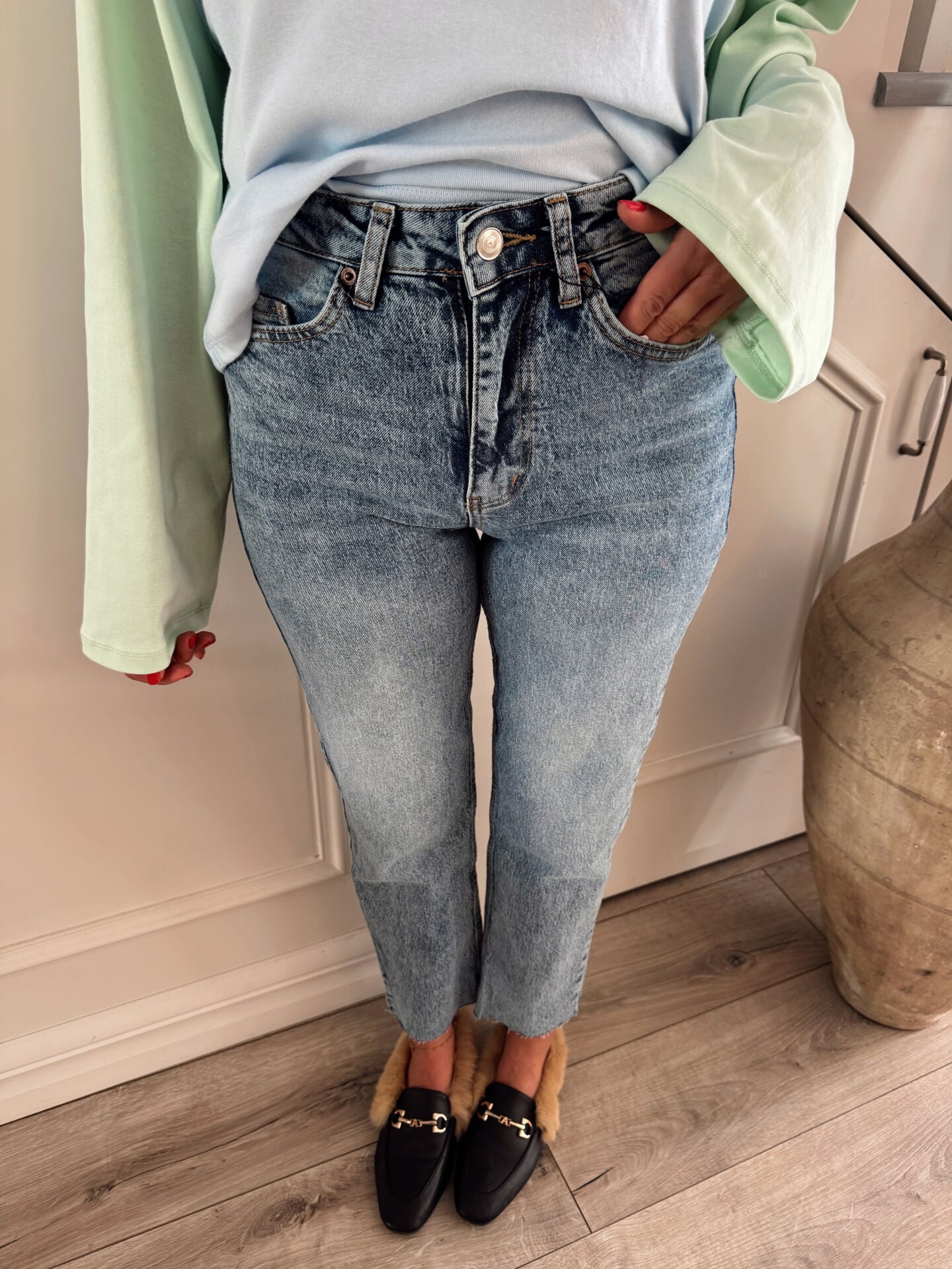 ZRA BOYFİT ESKİTME JEAN
