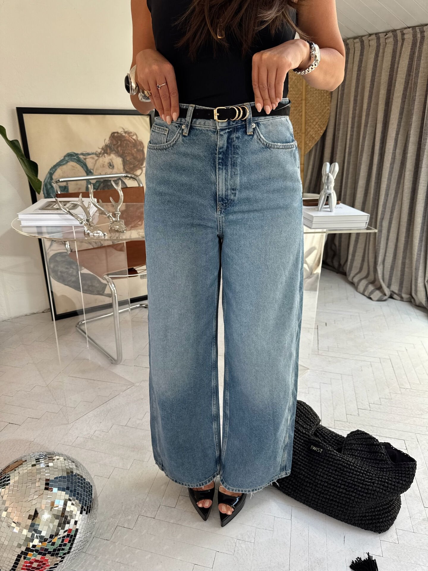Mango Baggy Eskitme Jean