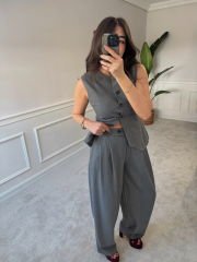 Karol pantolon & yelek takım