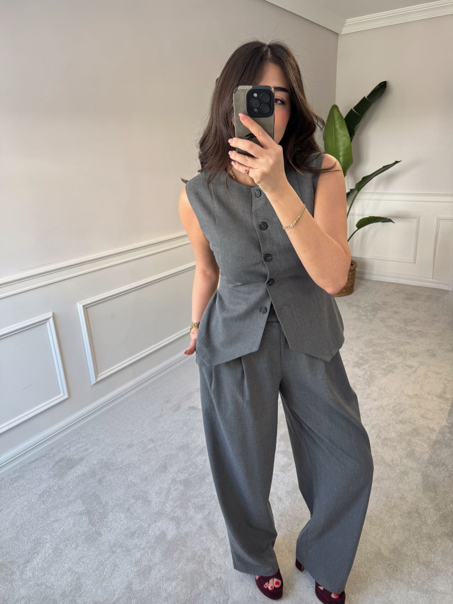 Karol pantolon & yelek takım