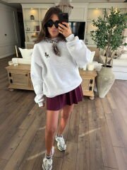 Fularlı Bambi sweatshirt