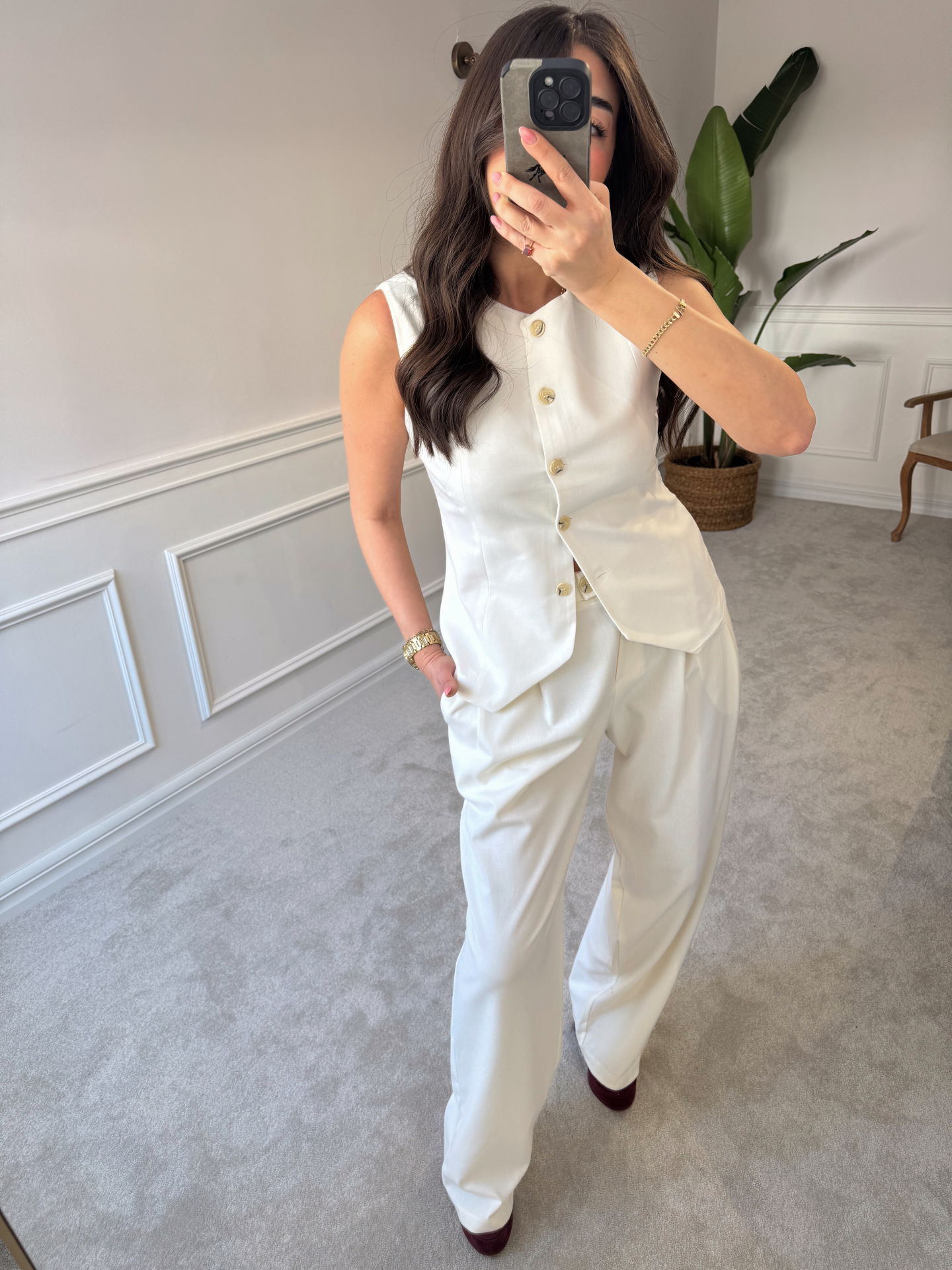 Karol pantolon & yelek takım