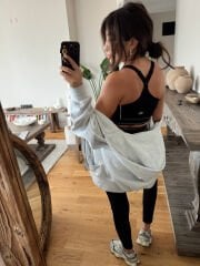 Alo Yoga Şeritli Takım