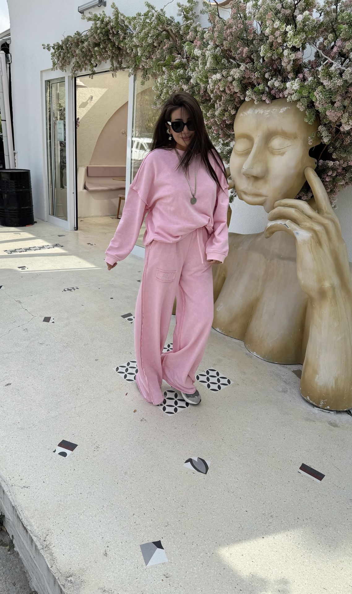Pırıltılı, soft pembe 2’li takım