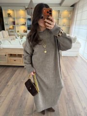 Yumoş Maxi Triko Elbise