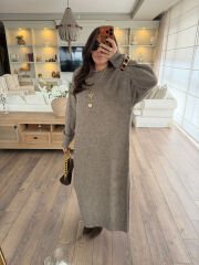 Yumoş Maxi Triko Elbise