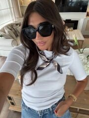 Yarım kol pamuklu kumaş basic