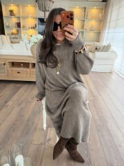 Yumoş Maxi Triko Elbise