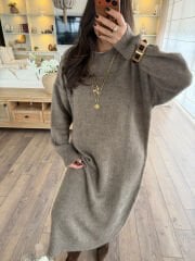 Yumoş Maxi Triko Elbise