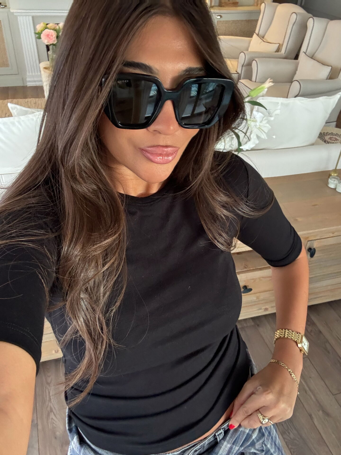 Yarım kol pamuklu basic